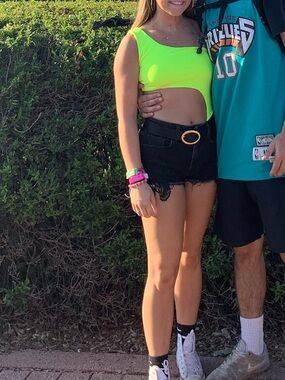 Neon Yellow Cut Out Bodysuit